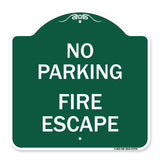No Parking Fire Escape