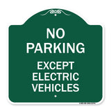 No Parking Except Electric Vehicles