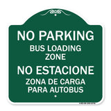 No Parking Bus Loading Zone No Entacionamiento Bus De Carga Zona