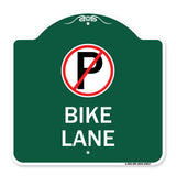 No Parking (Symbol) Bike Lane