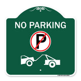 No Parking (No Parking Symbol and Tow Truck Symbol)
