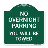 No Overnight Parking You Will Be Towed