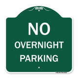 No Overnight Parking Sign