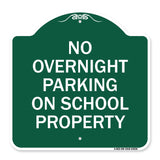 No Overnight Parking on School Property