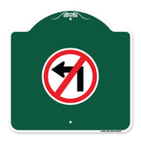 No Left Turn (Graphic Only)