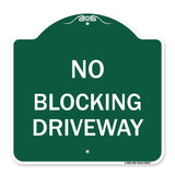 No Blocking Driveway