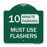 Must Use Flashers (Choose Your Limit) Minute Parking