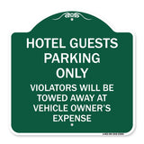 Hotel Guests Parking Only Violators Will Be Towed Away at Vehicle Owners' Expense
