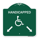 Handicapped Parking with Double Arrows