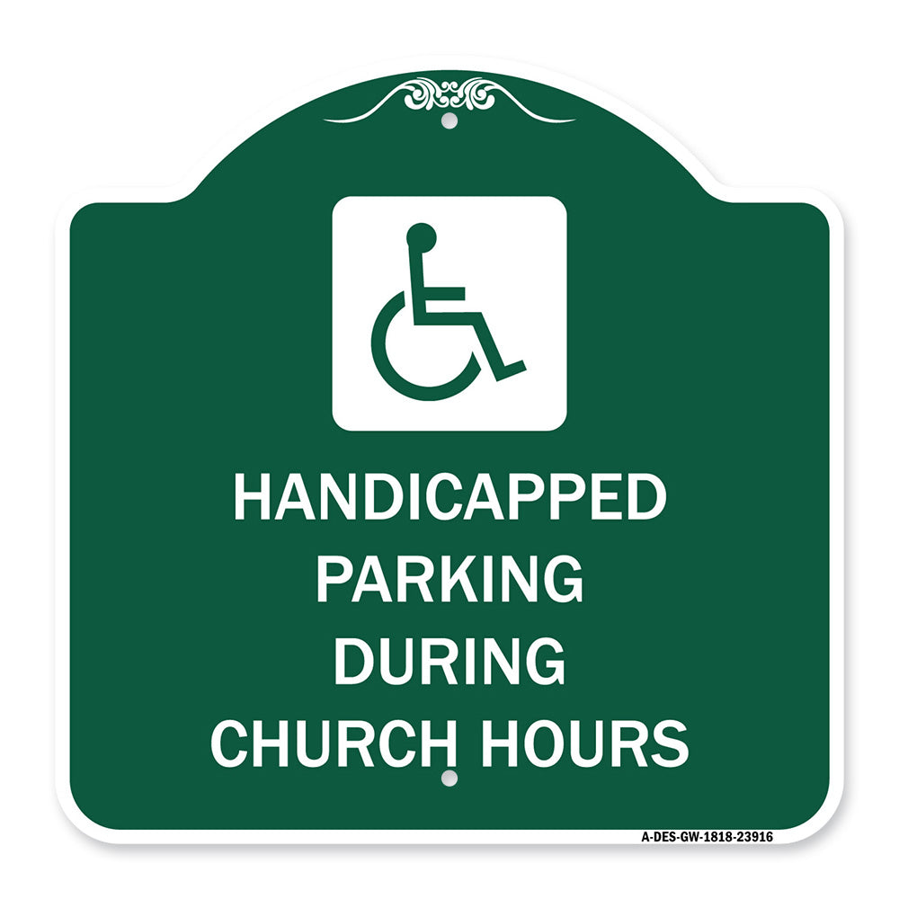 Handicapped Parking During Church Hours (With Graphic)