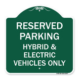 For Electrical Cars Reserved Parking - Hybrid & Electric Vehicles Only