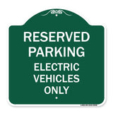 For Electrical Cars Reserved Parking - Electric Vehicles Only