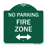 Fire Zone with Bidirectional Arrow