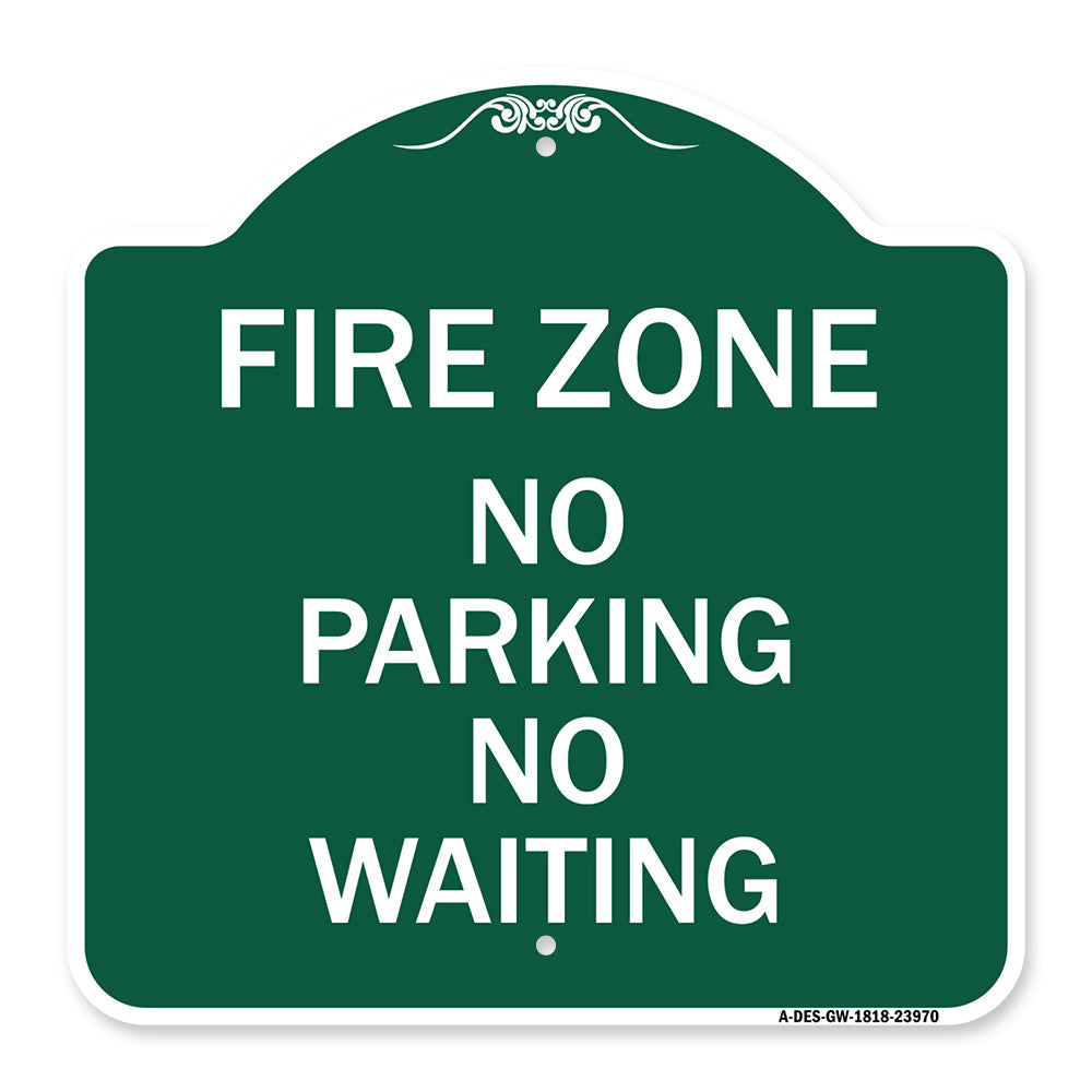 Fire Zone No Parking No Waiting