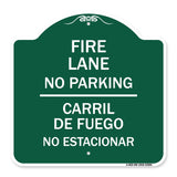 Fire Lane No Parking - Carril De Fuege No Esta Conar