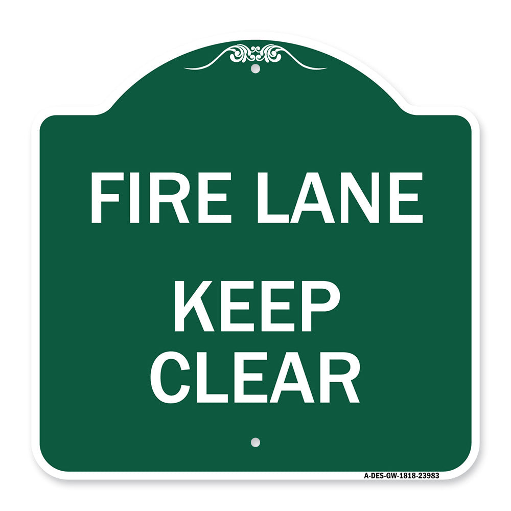 Fire Lane Keep Clear