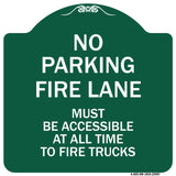 Fire Lane Must Be Accessible at All Time to Fire Trucks