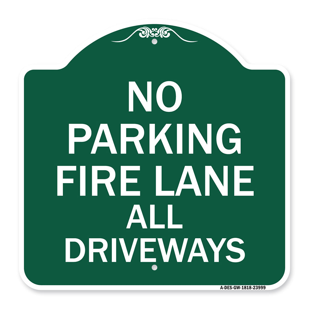 Fire Lane All Driveways