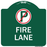 Fire Lane (No Parking Symbol)