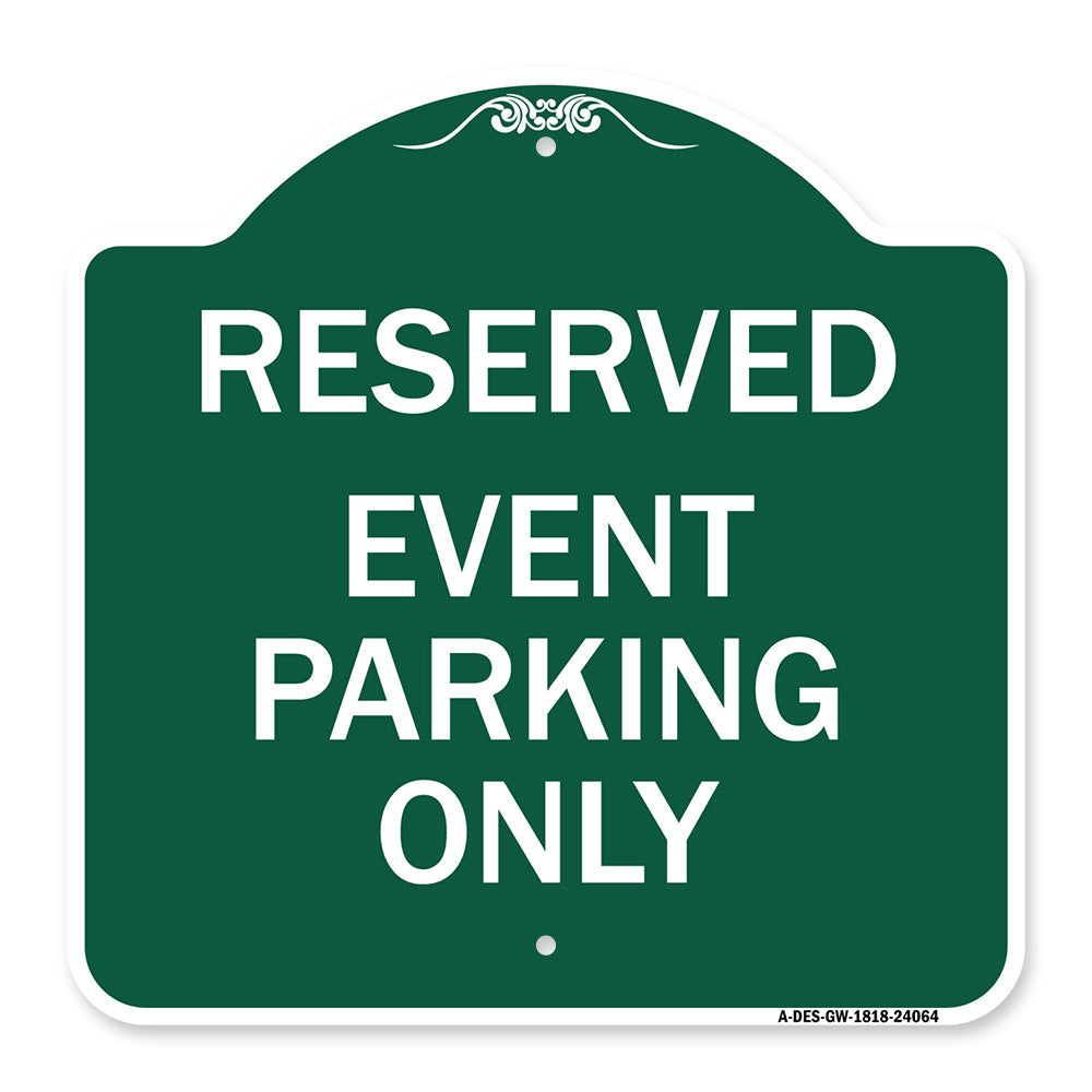 Event Parking Only