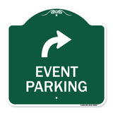 Event Parking Only (With Upper Right Arrow)