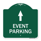 Event Parking Only (With Up Arrow)