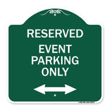 Event Parking Only (With Bidirectional Arrow)