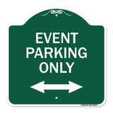 Event Parking Only (With Bidirectional Arrow)