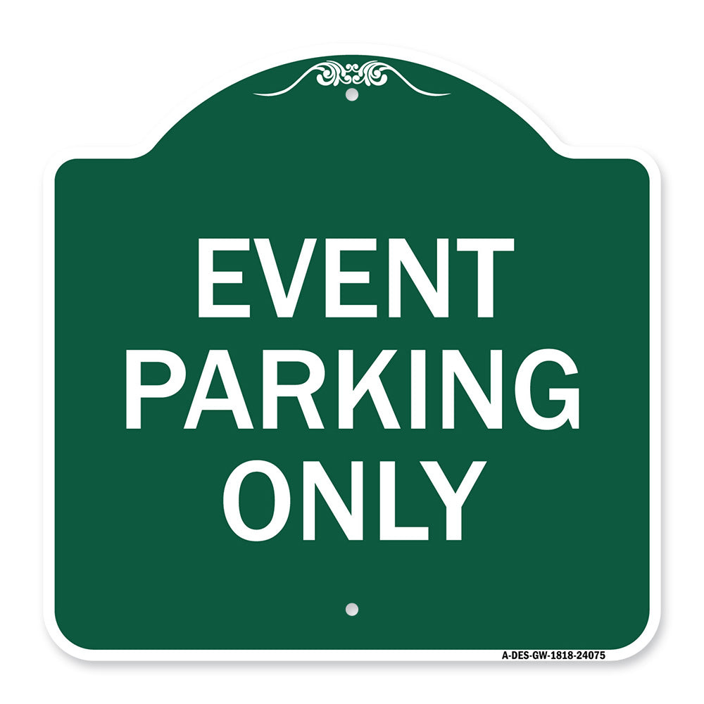 Event Parking Only