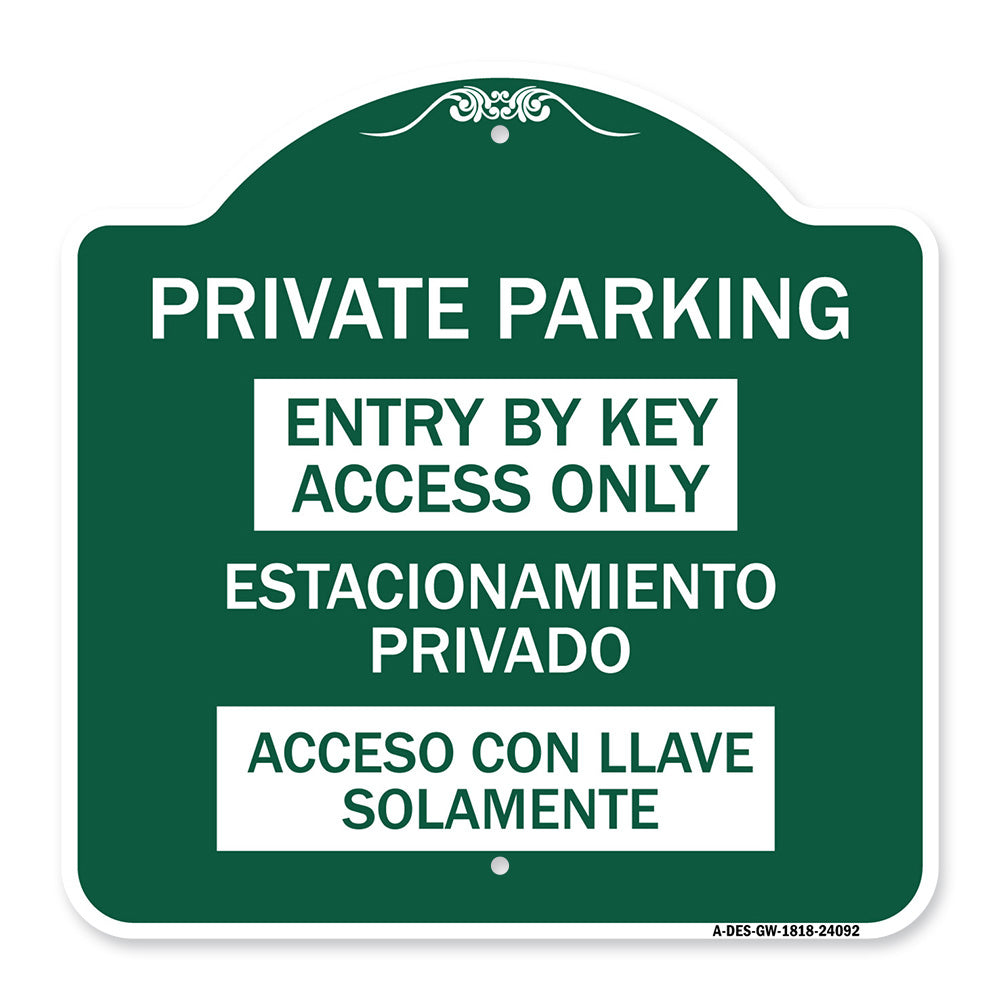 Entry by Key Access Only - Estacionamiento Privado Acceso Con Llave Solamente