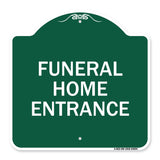 Entrance Sign Funeral Home Entrance