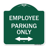 Employee Parking Only (With Bi-Directional Arrow)
