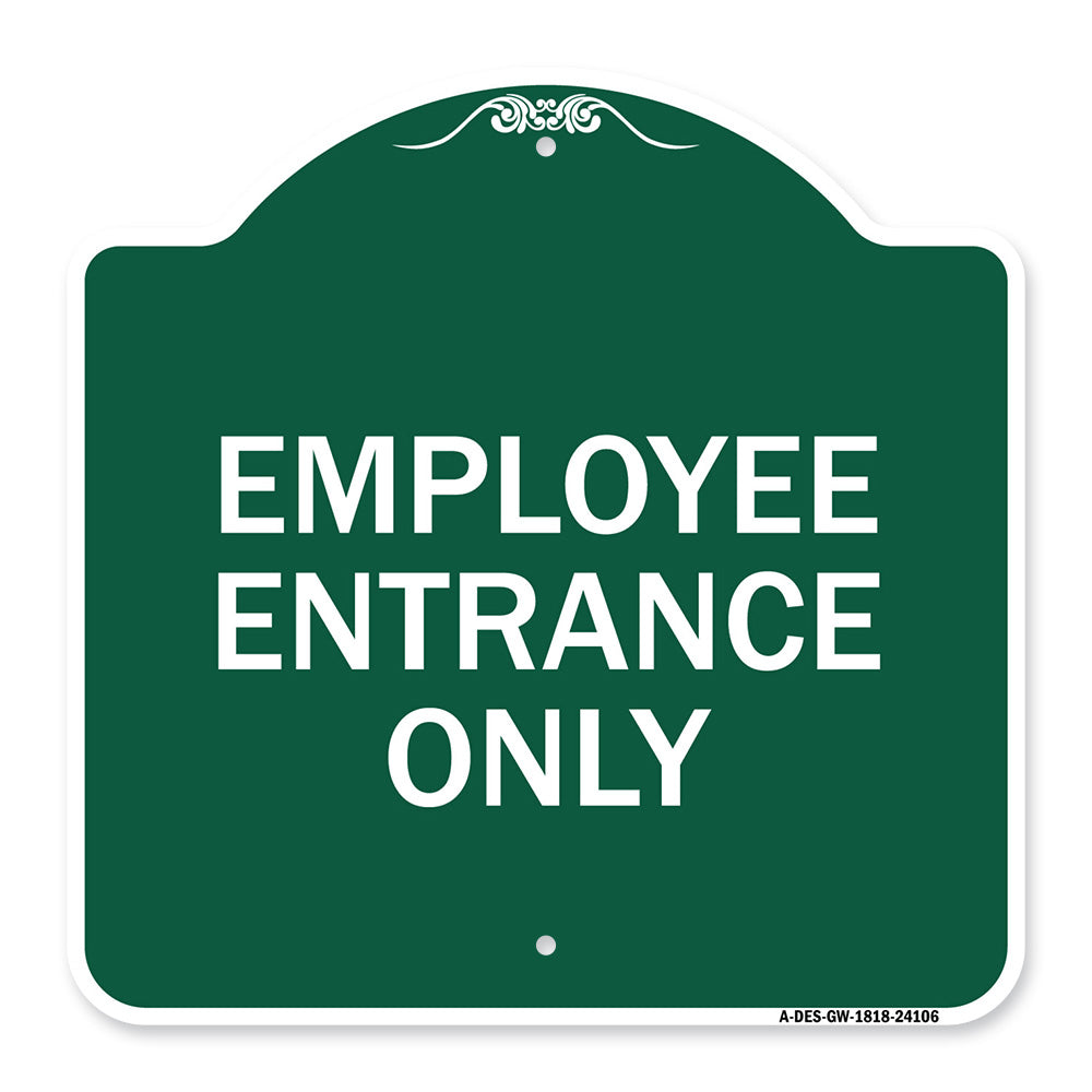 Employee Entrance Only