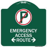 Emergency Access Route (With Bidirectional Arrow)