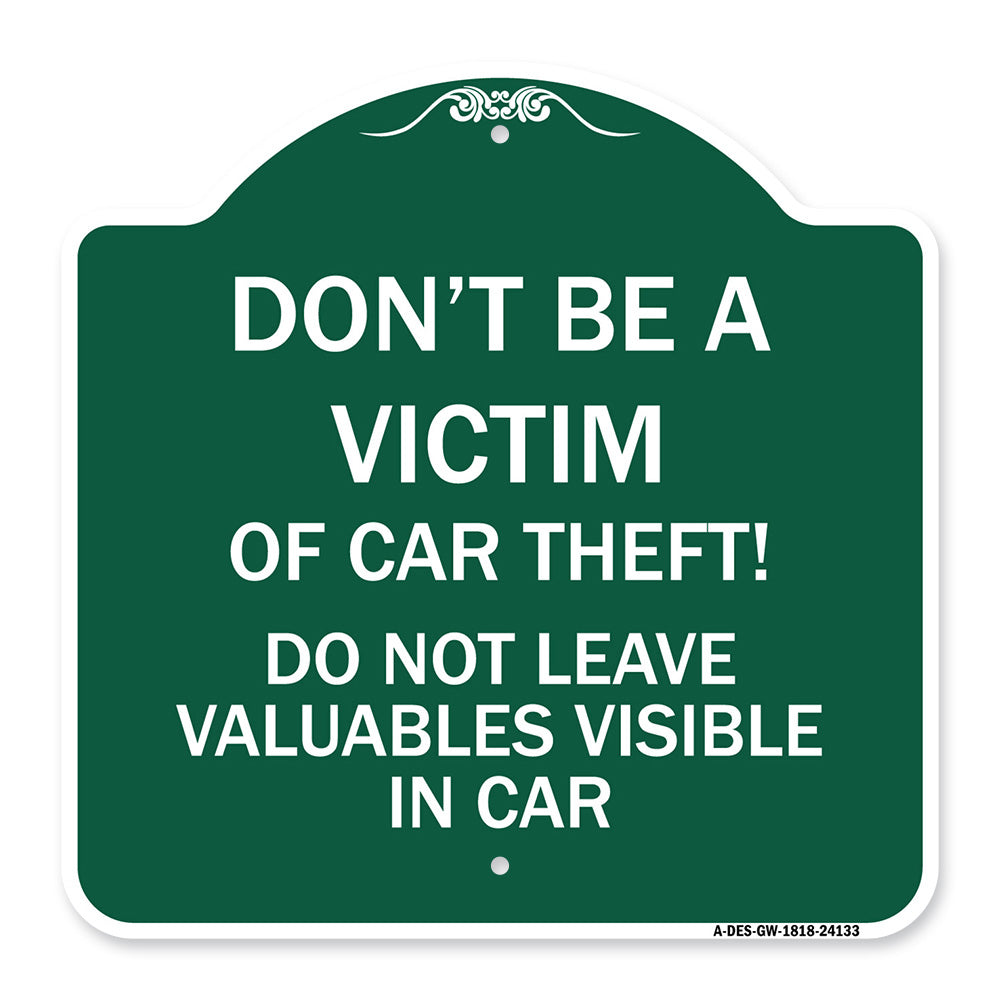 Don't Be A Victim of Car Theft! Do Not Leave Valuables Visible in Car
