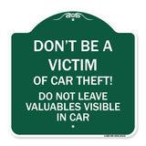 Don't Be A Victim of Car Theft! Do Not Leave Valuables Visible in Car