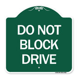 Do Not Block Drive
