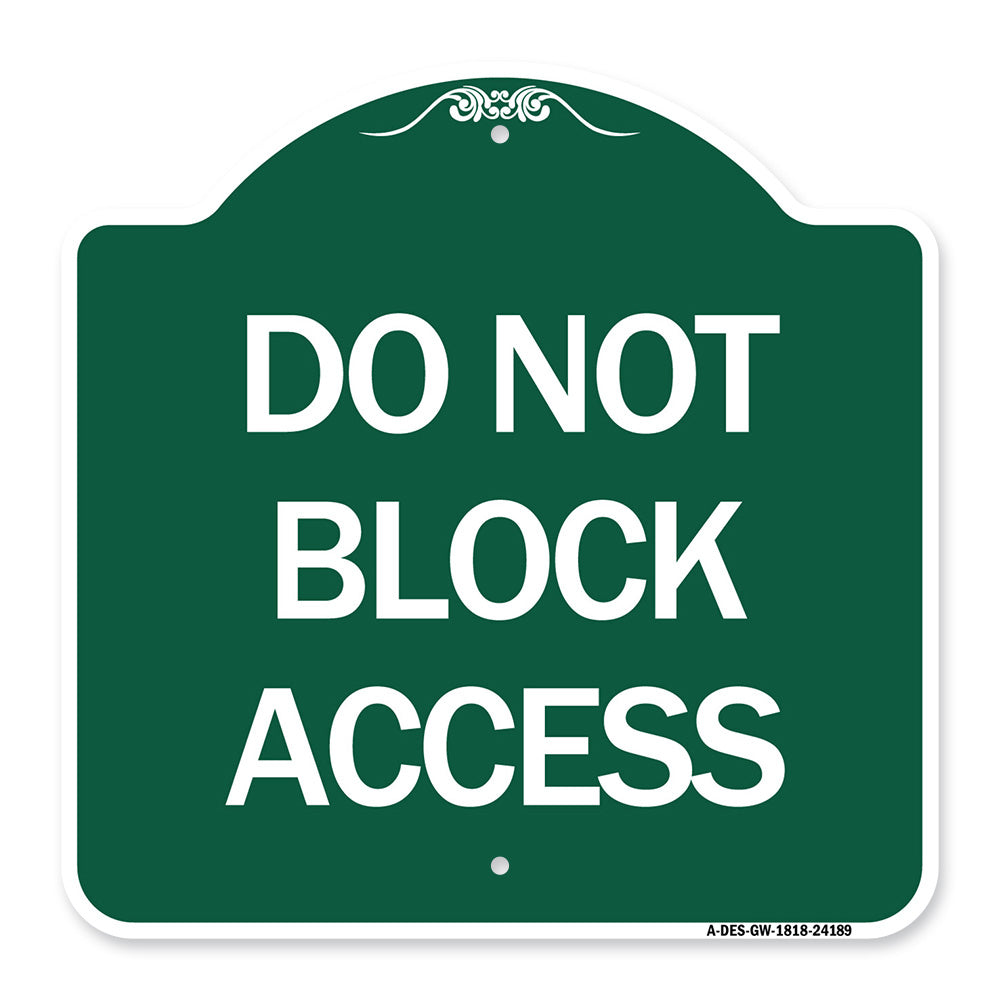 Do Not Block Access