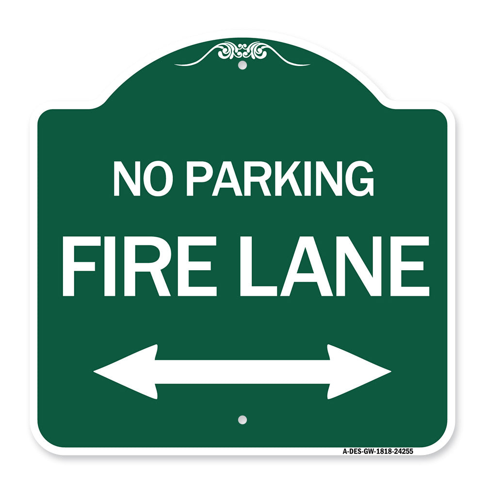 Colorado Fire Lane (With Bidirectional Arrow)