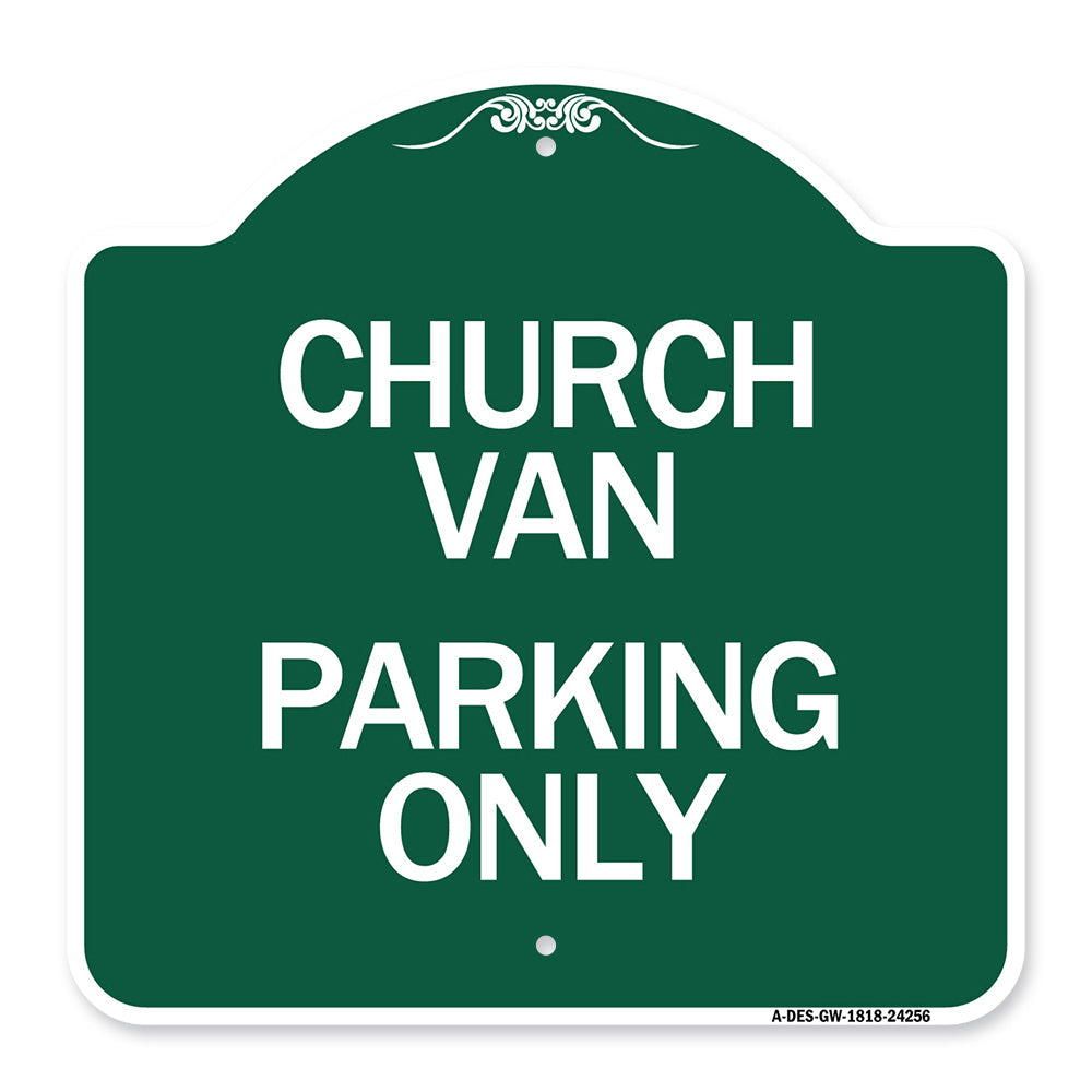 Church Van Parking Only