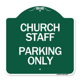 Church Staff Parking Only