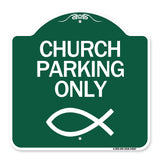 Church Parking Only (Symbol)