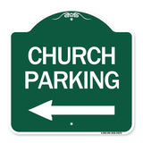 Church Parking (With Left Arrow)