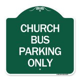 Church Bus Parking Only