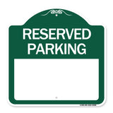 Blank Reserved Parking