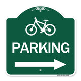 Bicycle Symbol Parking (Right Arrow