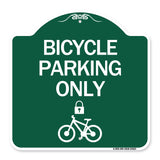Bicycle Parking Only (With Cycle and Lock Symbol