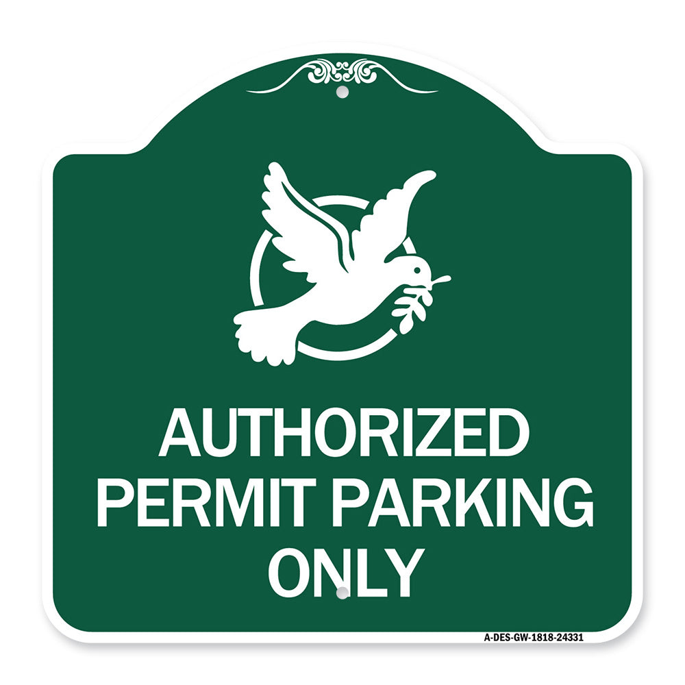 Authorized Church Parking Only (With Graphic)