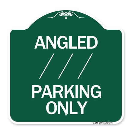 Angle Parking Only (With Bidirectional Arrow) 1