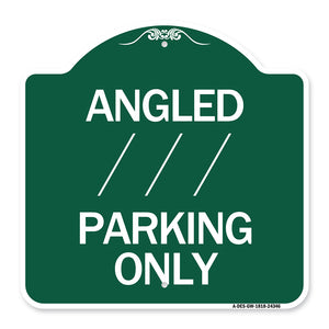 Angle Parking Only (With Bidirectional Arrow) 1